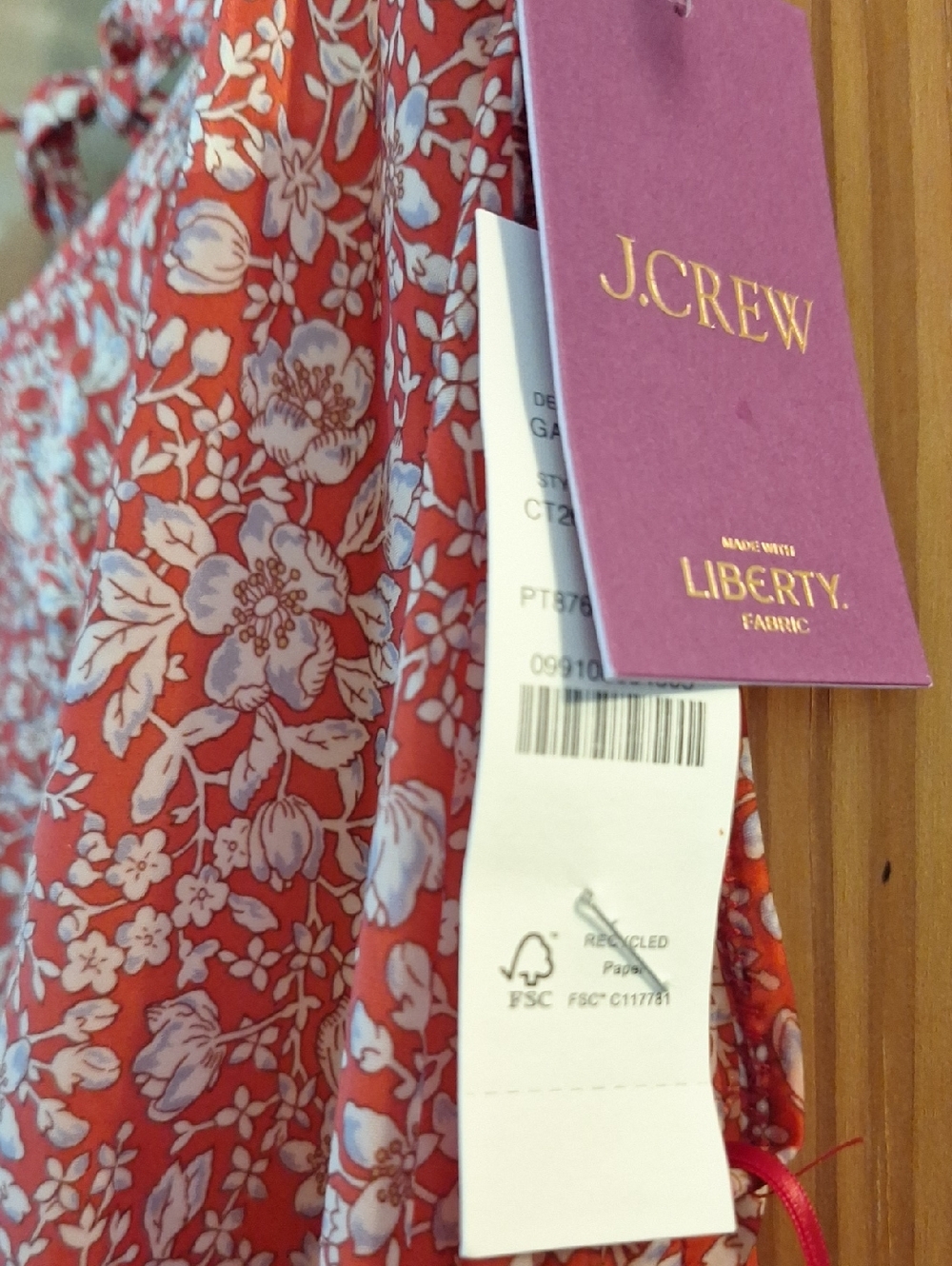 J. Crew Pink Floral Maxi Dress - NWT - Picture 2 of 2